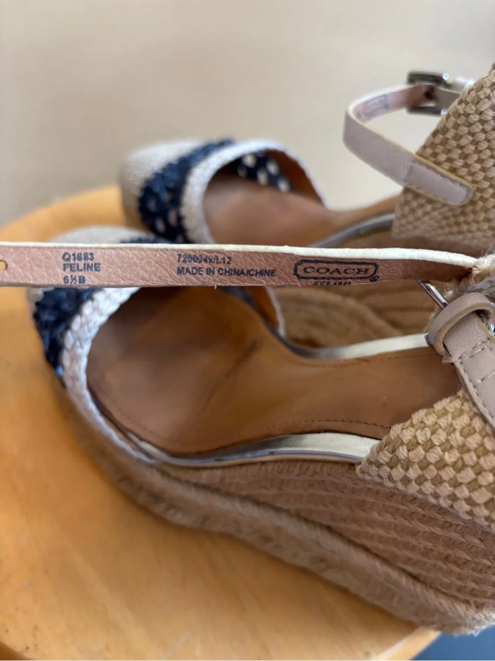 Coach vintage wedges